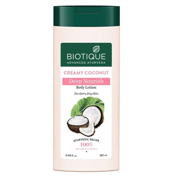 Biotique Creamy Coconut Deep Nourish Body Lotion 180ml