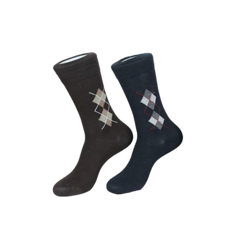 Boldwink COMPACT COTTON WITH SPANDEX Crew Length Sockes, Pack of 4 view 2