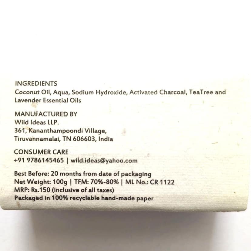 Wild Ideas Activated Charcoal Body Soap (Set of 4) view 3
