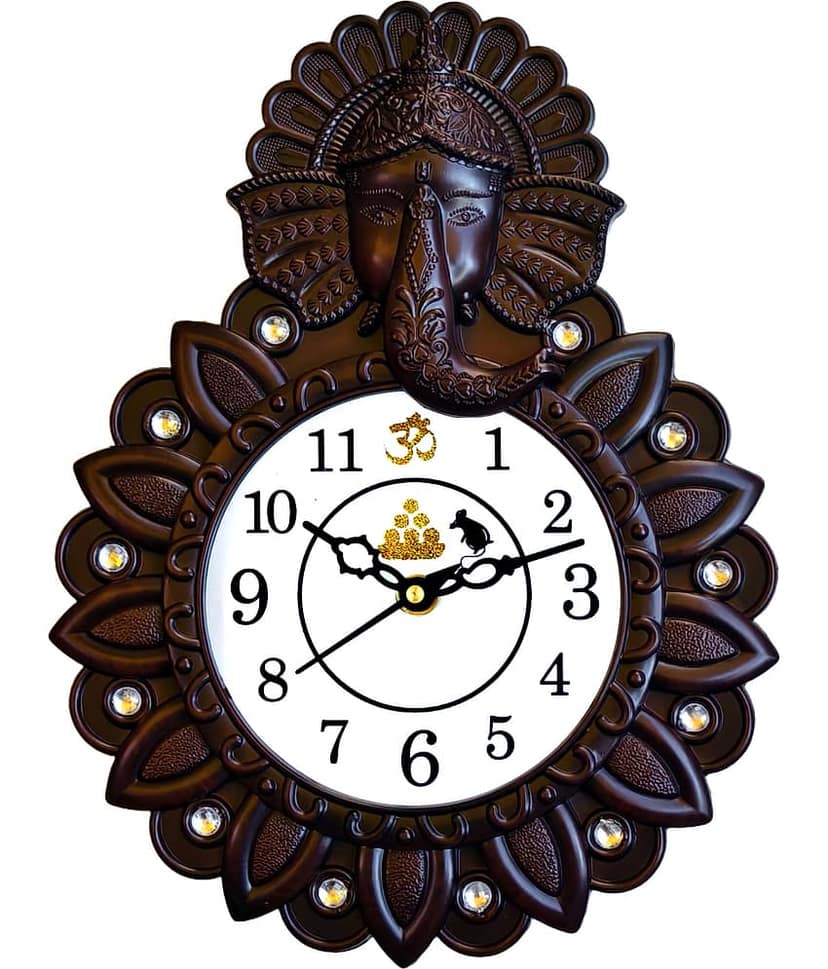 shivaira Assymetric Analog Wall Clock
