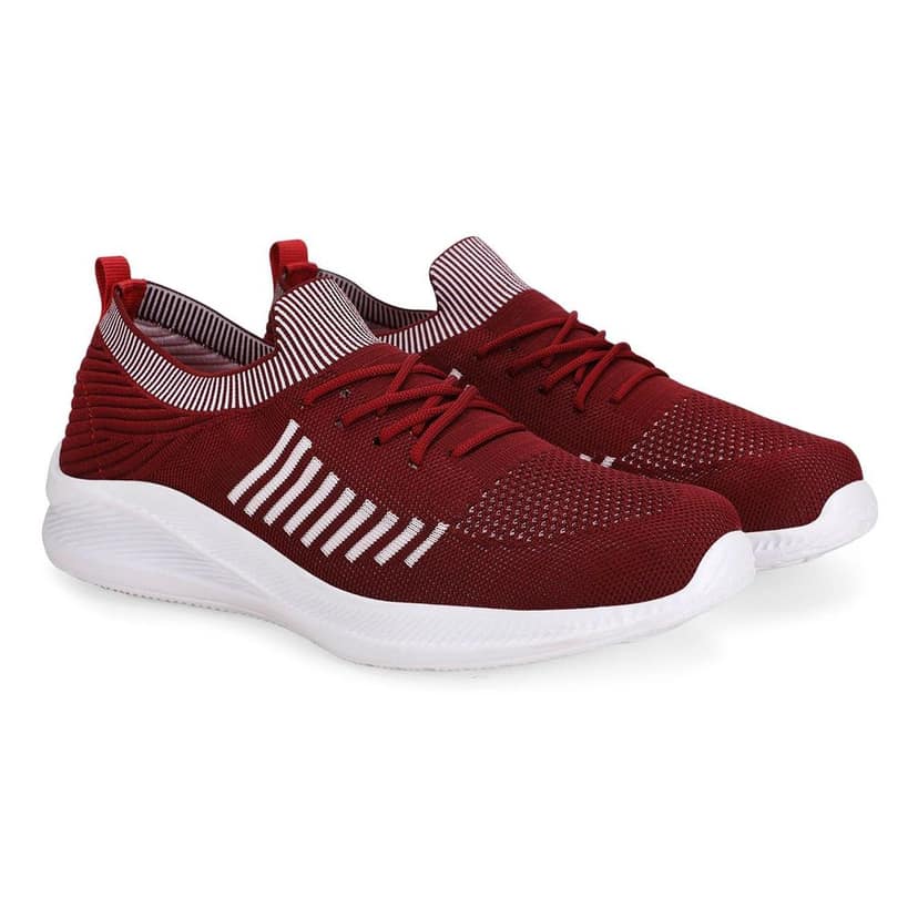 Ontour Solid Sports Running Shoes For Men Pack Of 2 view 3