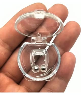 Dust N Shine Anti Snoring Device Silicone Nose Clip Relieve Snore Comfortable Sleep