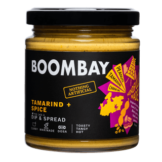 BOOMBAY Tamarind + Spice Dip and Spread - Use as a Dressing for Dosa, Curry Paste, Marinade, Spread on Bread, 190 gm