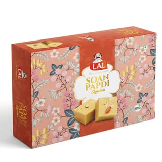 Lal Sweets Soan Papdi Premium, 400 gm