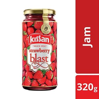 Kissan Strawberry Blast Jam, 320 G Bottle