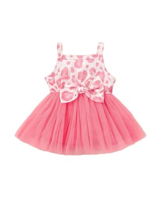 Buy & Try Baby Girl's Modal Printed Frock Mini Length Short Frocks Dress.