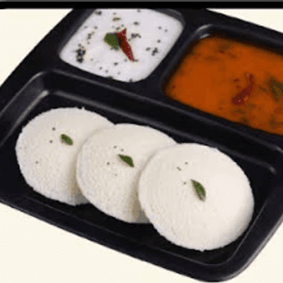 Idli Chutney Sambhar (1 Plate)