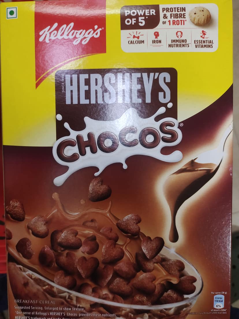 Kelloggs hersheys chocos