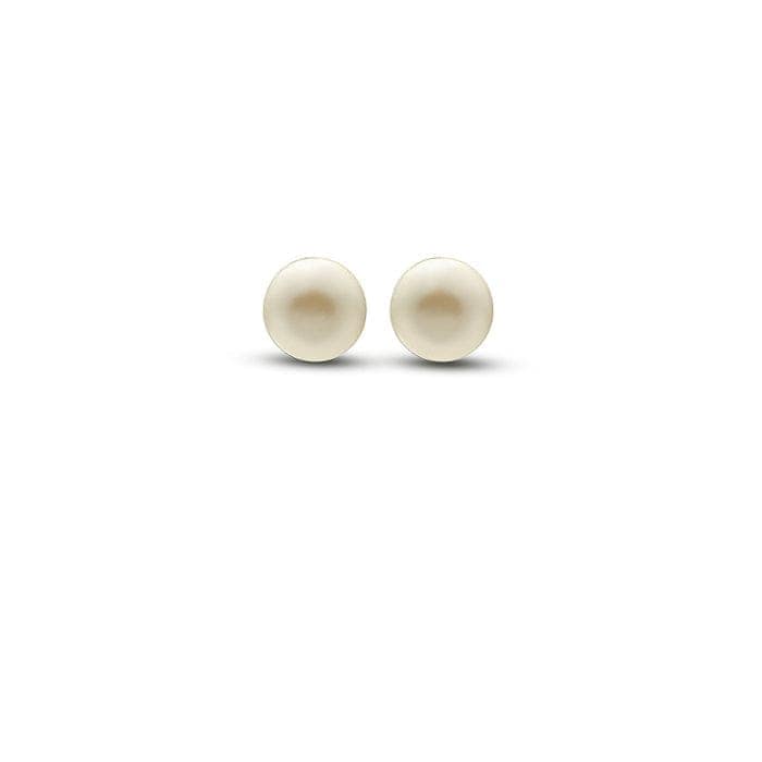 Silver Creame Pearl 6mm Earring