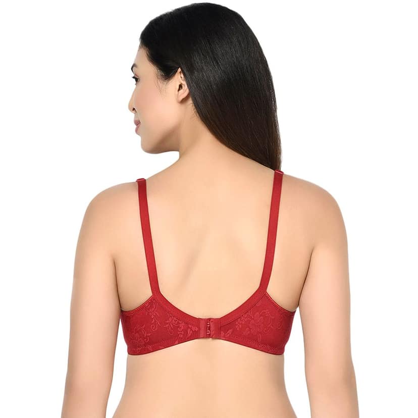 Bodycare Women Cotton Spandex Full Coverage Padded Regular Bra 6579MH view 3