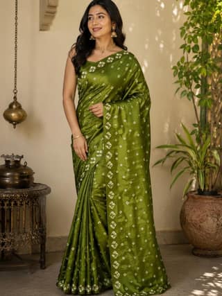 Satin Silk Saree