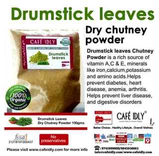 Drumstick Leaf Dry Chutney Powder, 100 gm