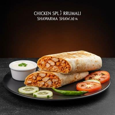 Chicken Spl Rumali Shawarma
