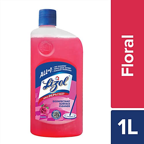 Lizol Disinfectant Surface & Floor Cleaner Liquid - Floral, 1L