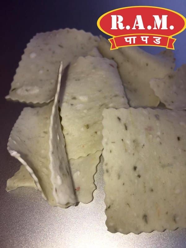 Ram Papad Sabudana Batata Green Chilli Mirgunda (200g) | Green Chilli Sago Potato Bites Authentic Fasting Fryums Sun Dried Crispy Savory Treat view 2
