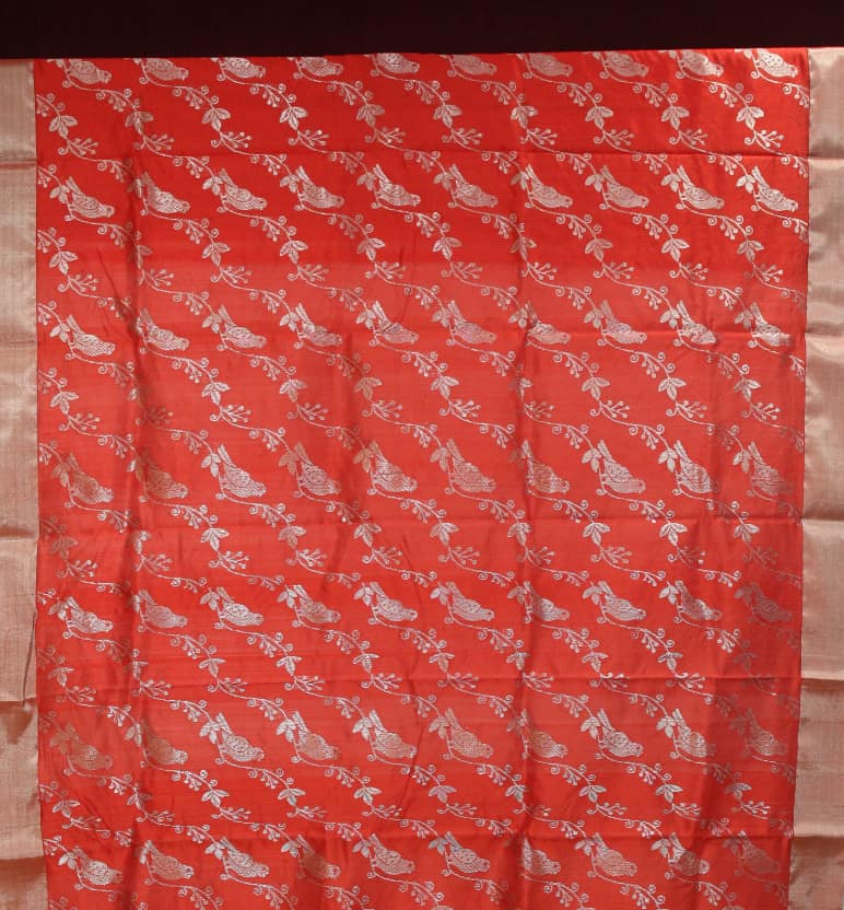 Handloom Chanderi Pure Silk Saree view 3