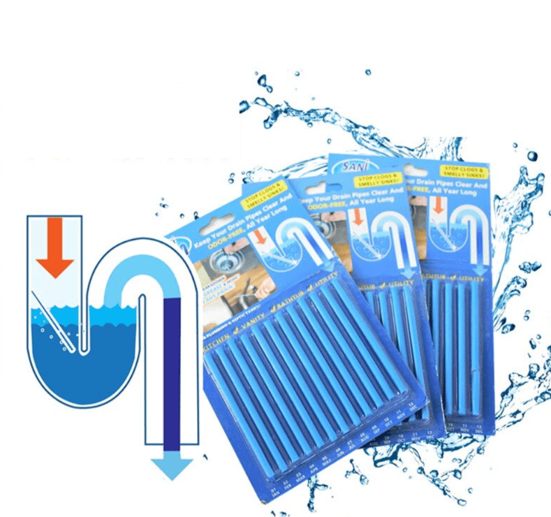 Sani Sticks Drain Cleaner and Odor Remover 12 Pcs