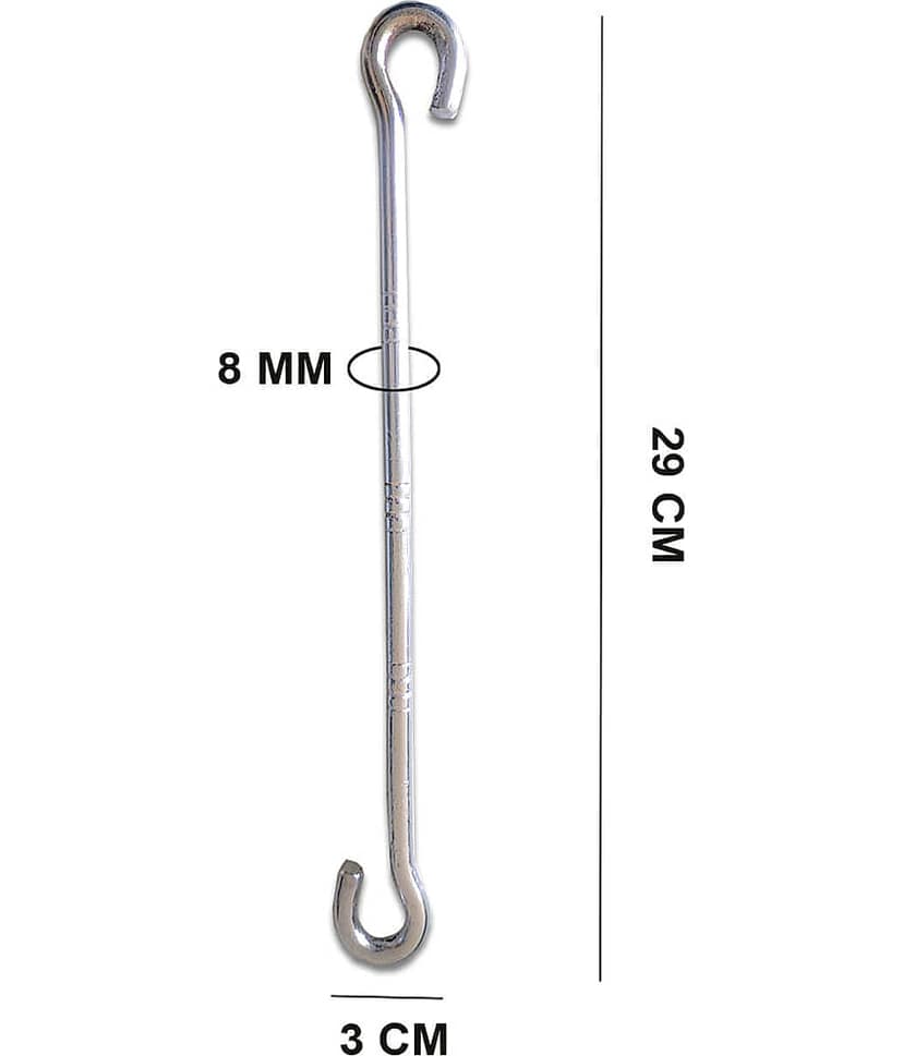 Laxmi Garden Jhula Swing Rod Hook (Pack of 4) Set of 4 Stainless Steel Hooks view 2