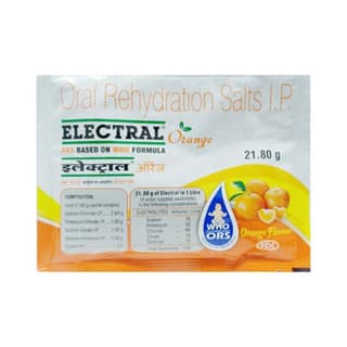 Electral Orange Flavour Powder 21.80 Gms