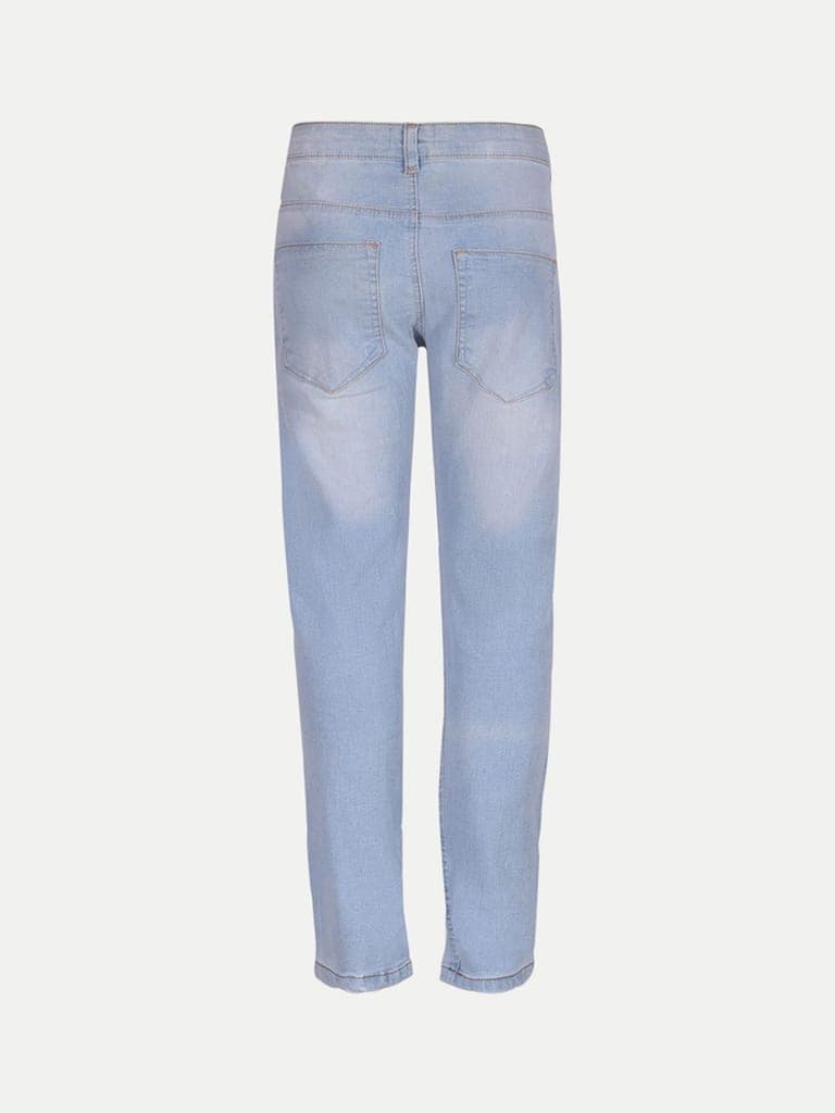 Teen Boys Black Washed Denims view 4