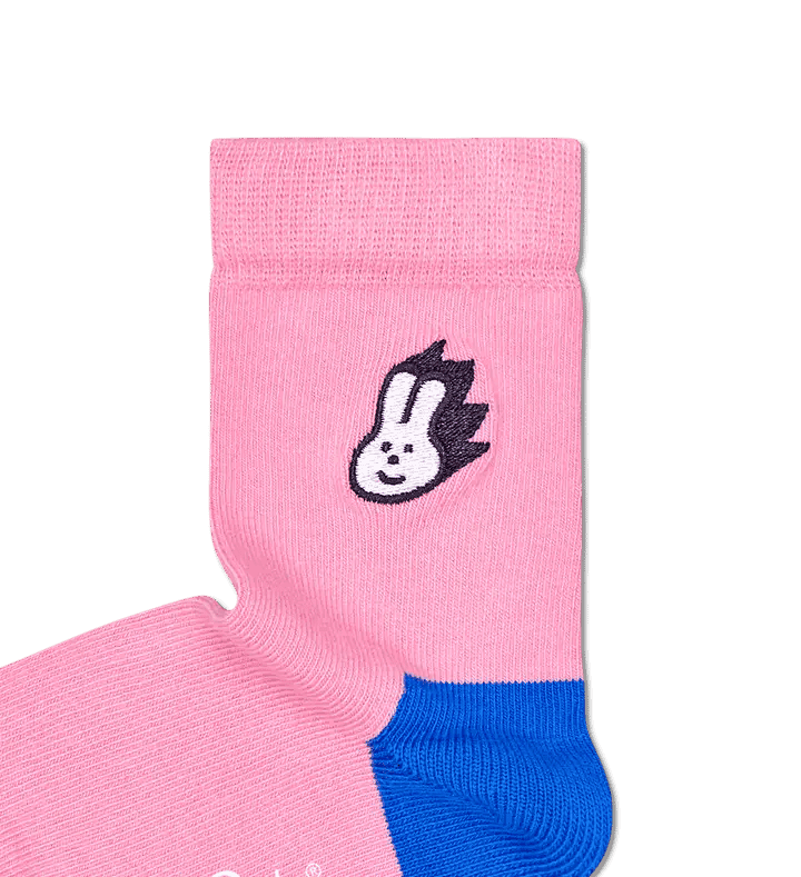 Happy Socks Kids Embroidery Bunny Sock view 2