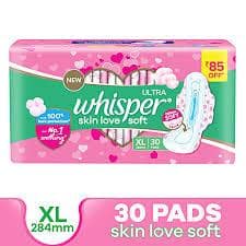 WHISPER ULTRA SOFT XL30 PADS