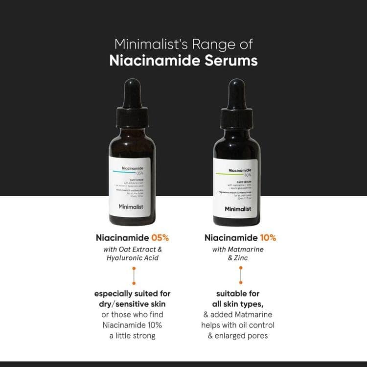 Minimalist 10% Niacinamide Face Serum With Matmarine + Zinc For Reducing Oil & Blemishes (30ml) view 6
