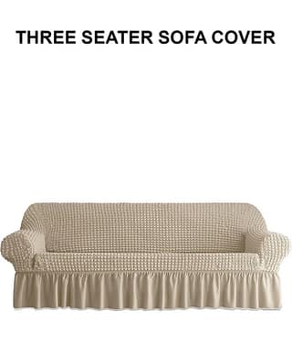 Cortina 2 Seater Polyester Sofa Cover ( Pack of 1 )