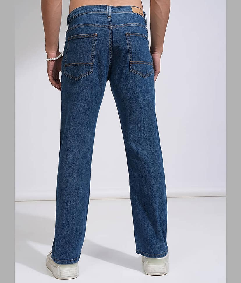 Highlander Straight Basic Men's Jeans - Light Blue ( Pack of 1 ) view 3