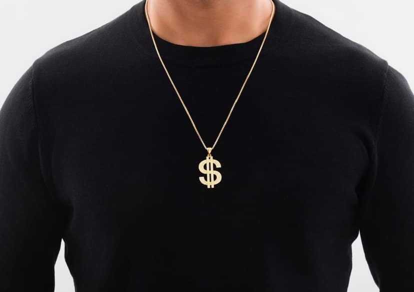 Dollar Bling Pendant view 3