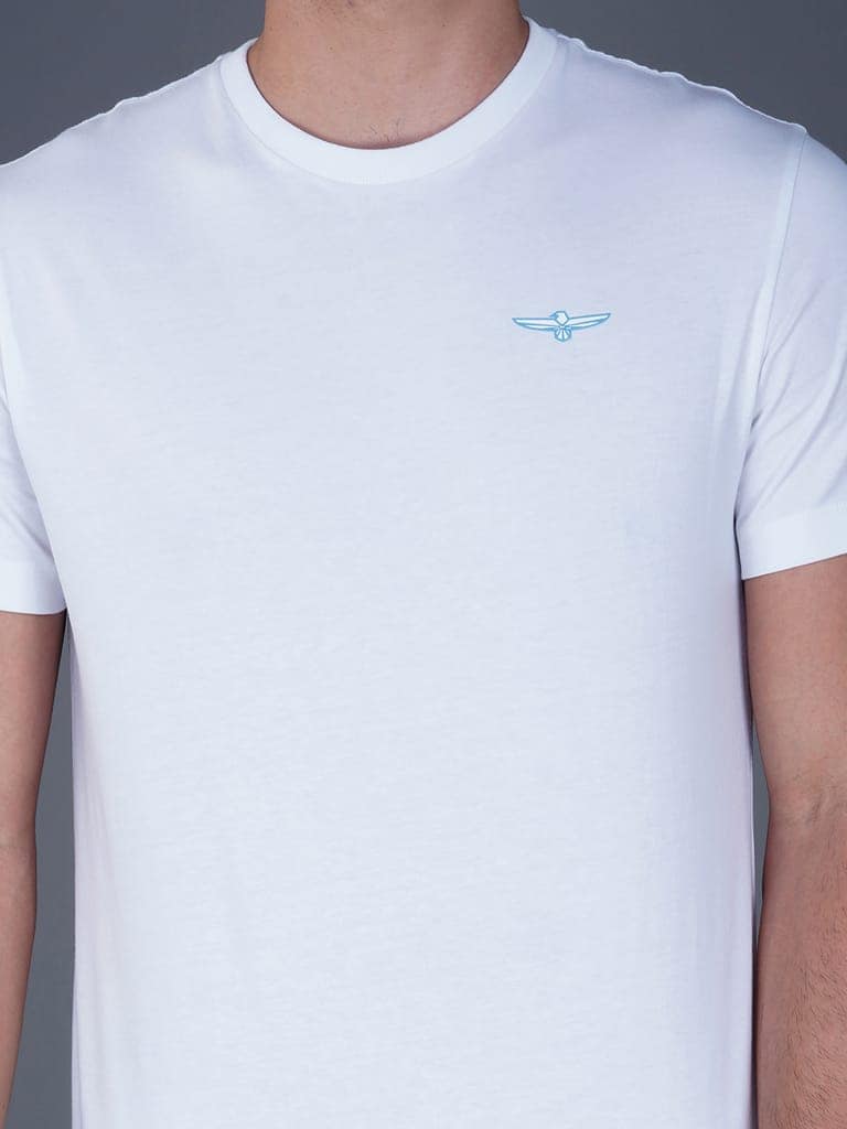 Men's Casual Cotton Jersey Tee White view 4