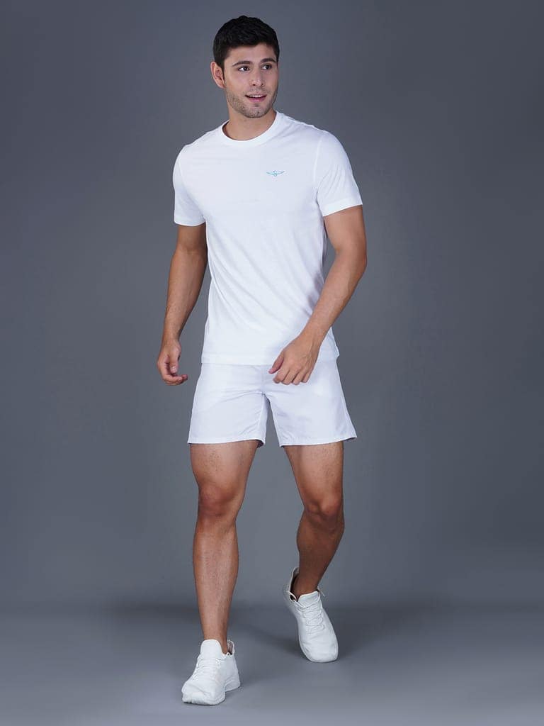 Men's Casual Cotton Jersey Tee White view 5