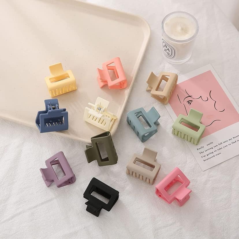 Combo pack of 4 pcs Hair Box Claw clip clutcher ( any 4 color ) view 3