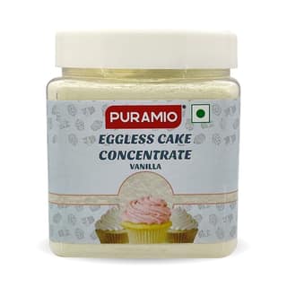 Puramio Eggless Cake Concentrate - Vanilla, 1000 gm - Puramio Eggless Cake Concentrate - Vanilla, 1000 gm