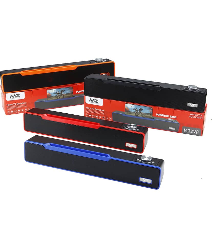 MZ M32VP 10 W Bluetooth Speaker Bluetooth V 5.0 with SD card Slot Playback Time 6 hrs Black view 2