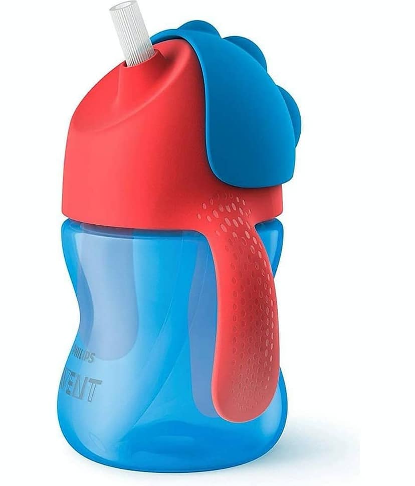 Philips Avent Blue Plastic Straw sippers