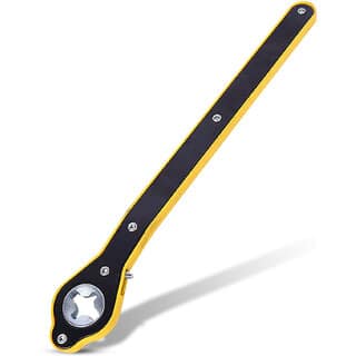 Car Labor-Saving Jack Ratchet Alloy Steel Long Handle Car Labor-Saving Jack Ratchet Alloy Steel Long Handle Scissor Jack Single Sided Speed Wrench (Pack Of 1) view 2