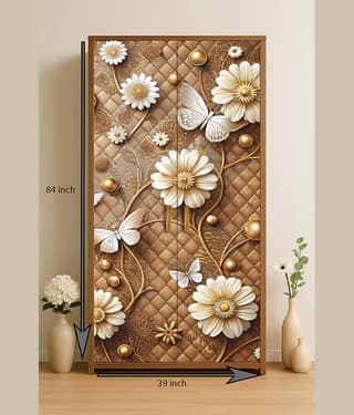 Shopper52 Decorative Wallpaper for Home and Office Almirah Stickers