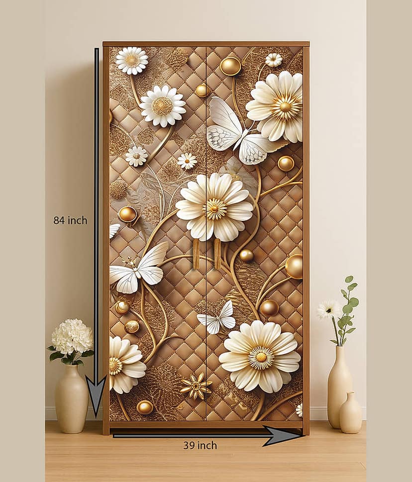 Shopper52 Decorative Wallpaper for Home and Office Almirah Stickers