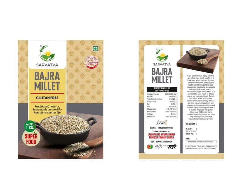 Sarvatva Bajra Millet - Gluten Free Superfood (1 KG) view 3