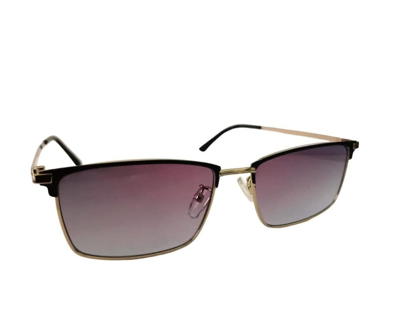 MD Style UV Protected Full Rim Rectangular Metal Frame Sunglasses/Unisex Stylish Sunglasses view 2