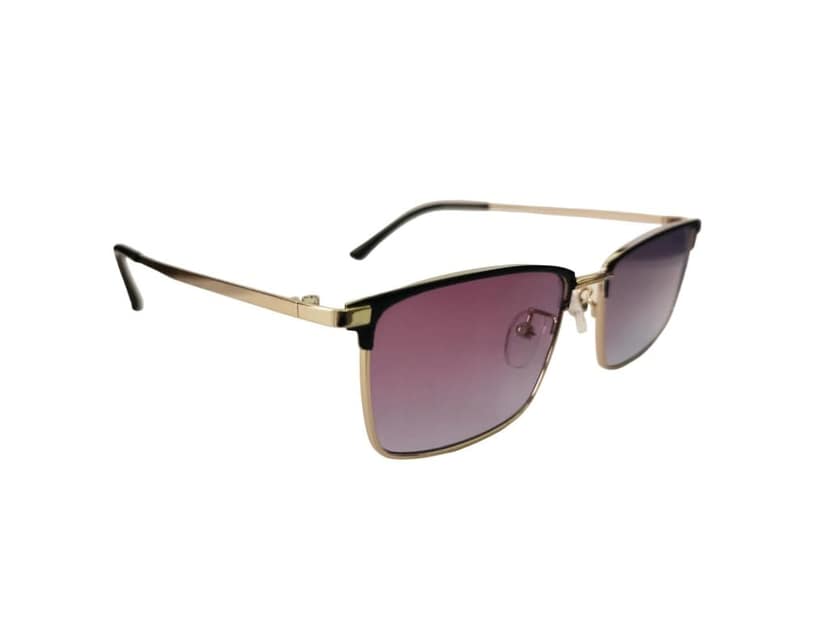 MD Style UV Protected Full Rim Rectangular Metal Frame Sunglasses/Unisex Stylish Sunglasses view 3
