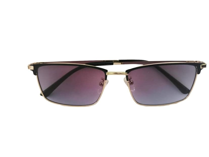 MD Style UV Protected Full Rim Rectangular Metal Frame Sunglasses/Unisex Stylish Sunglasses view 4