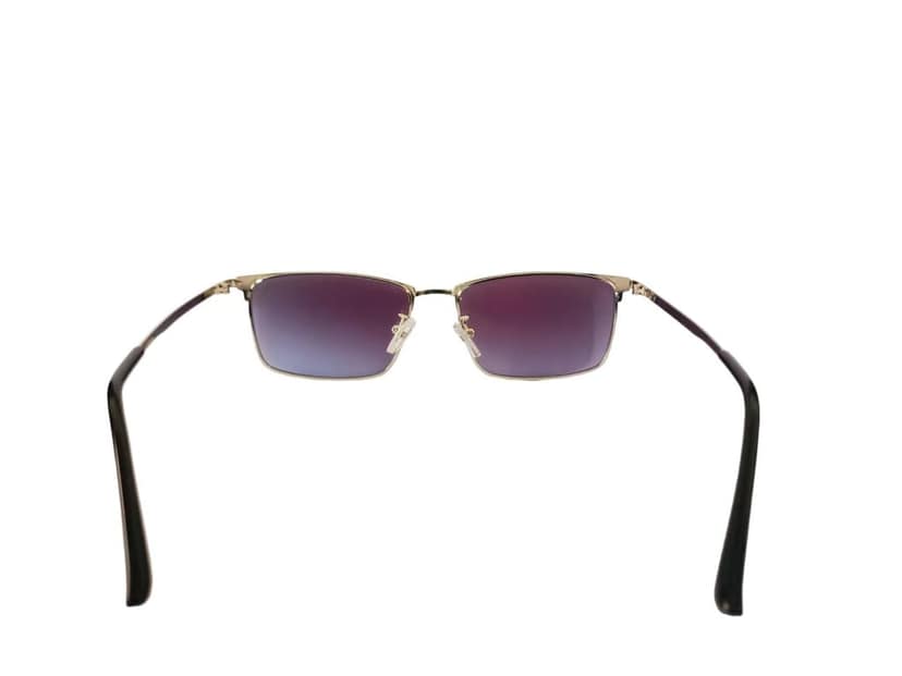MD Style UV Protected Full Rim Rectangular Metal Frame Sunglasses/Unisex Stylish Sunglasses view 6