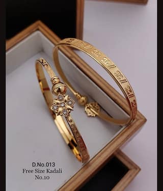Shivay Fashion Gold Bangle ( Pack of 1 )