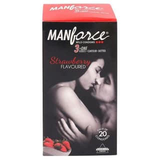 Manforce Wild Strawberry 20 Condoms