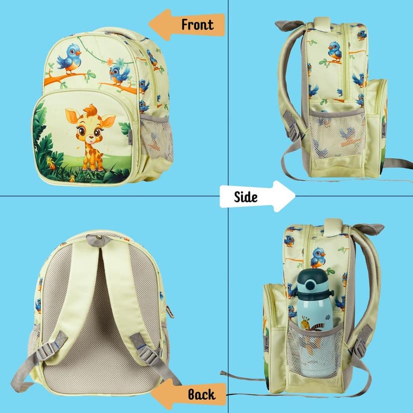 VISMIINTREND School Bags for Kids | School Backpack Bags | Water Resistant | Casual | Picnic | Travel | 2 to 5 Years Pre School Bags | Bag for Boys | Girls view 7