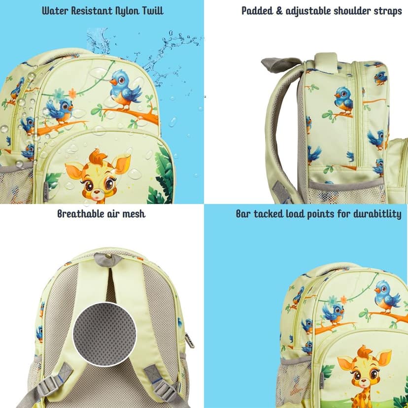VISMIINTREND School Bags for Kids | School Backpack Bags | Water Resistant | Casual | Picnic | Travel | 2 to 5 Years Pre School Bags | Bag for Boys | Girls view 8