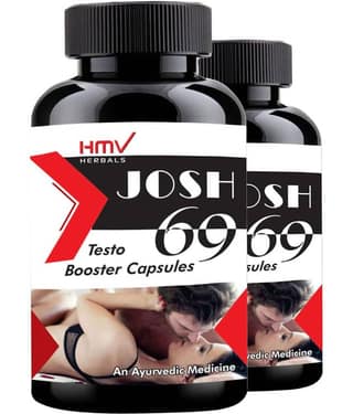 HMV Herbals JOSH 69 Men Power Herbal Capsule 60 no.s Pack Of 2