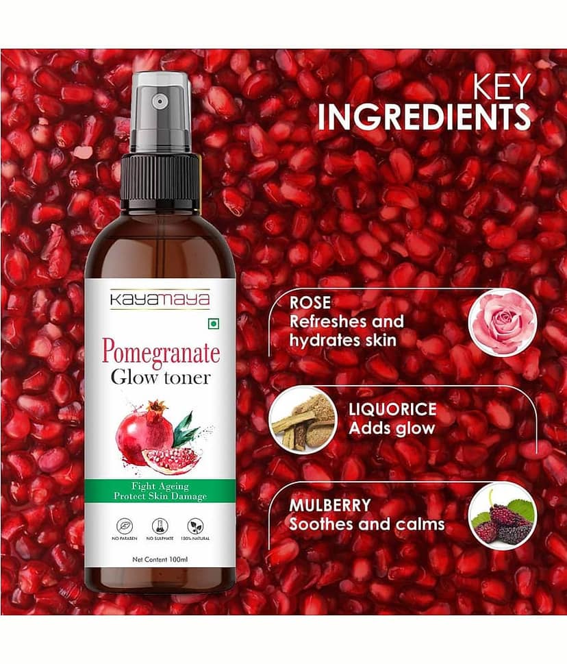 Pomegranate Toner for Brightening + Refining Toner | 100% Vegan view 2